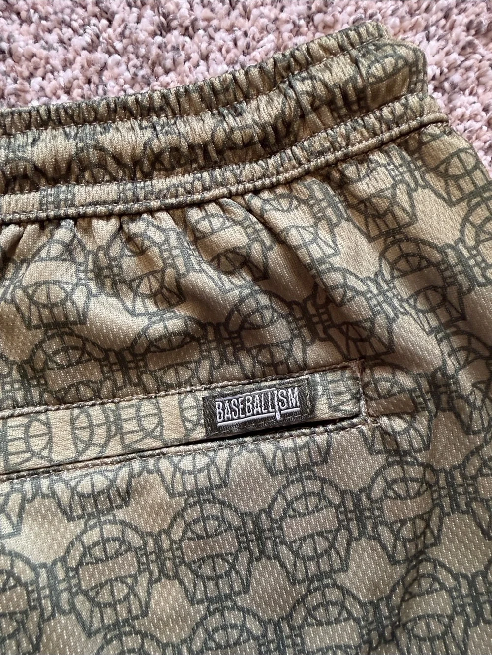 Baseballism Four Star Field General Diamond Air Mesh Shorts - Youth Large